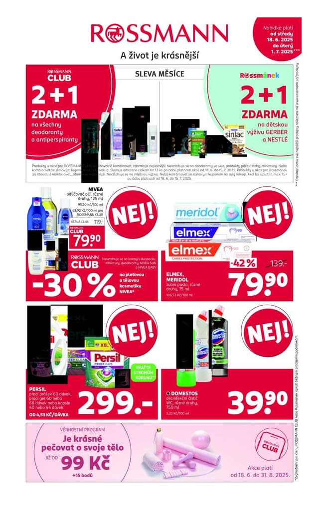 Rossmann drogerie leták 22.4. - 5.5.